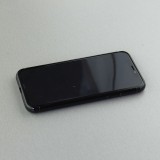 Hülle iPhone X / Xs - Granit Glass 3 - Schwarz