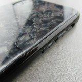 Coque iPhone X / Xs - Granit Glass  - Noir