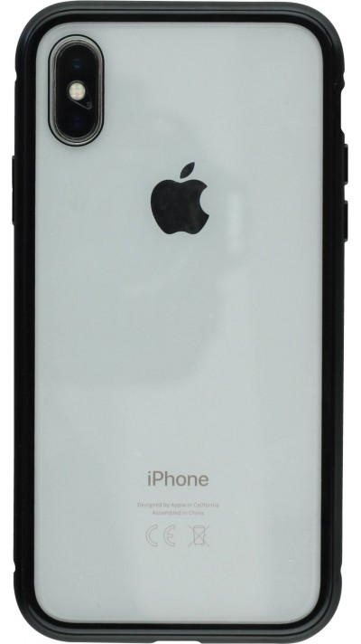 Coque iPhone X / Xs - Magnetic Case - Noir