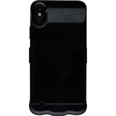 Hülle iPhone XR - Power Case external battery - Schwarz