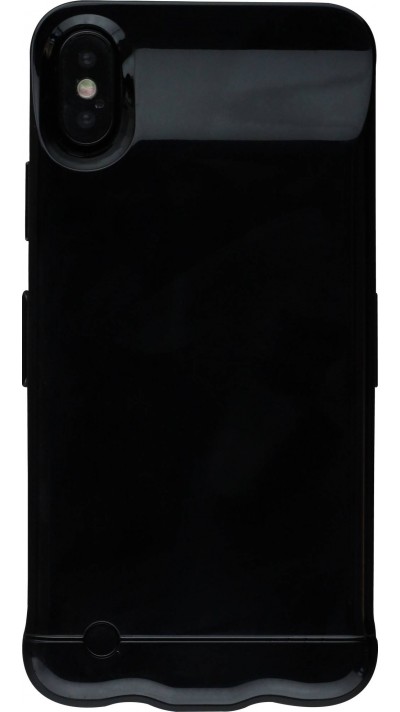 Hülle iPhone XR - Power Case external battery - Schwarz