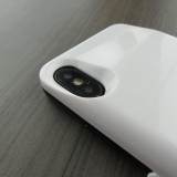 Hülle iPhone X / Xs -  Power Case external battery - Weiss