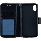 Coque iPhone X / Xs - Premium Flip - Noir