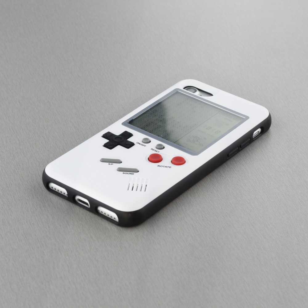 Hülle iPhone 7 Plus / 8 Plus - Tetris Game Boy - Weiss