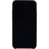 Coque iPhone X / Xs - Thin Leather - Noir