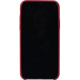 Coque iPhone X / Xs - Thin Leather - Rouge
