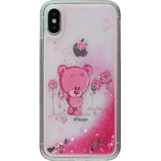 Coque iPhone X / Xs - Water Stars ourson fleurs
