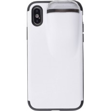 Coque iPhone X / Xs - 2-In-1 AirPods - Blanc