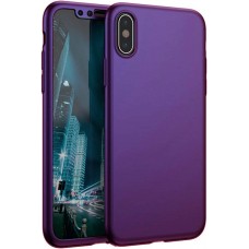 Coque iPhone X / Xs -  360° Full Body - Violet