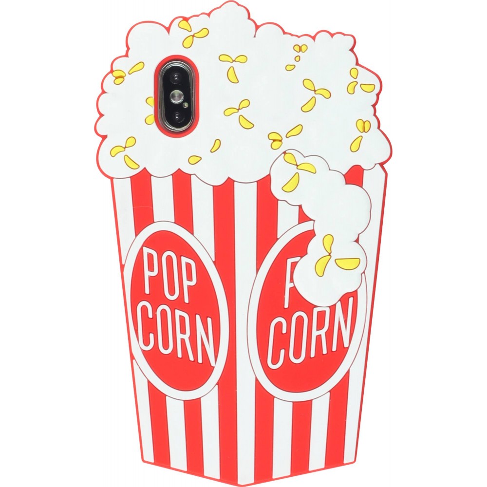 Coque iPhone X / Xs - 3D Fun Pop corn