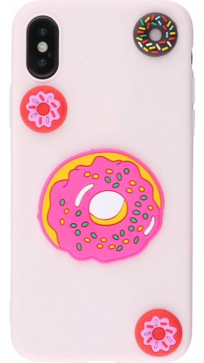 Coque iPhone X / Xs - 3D donuts