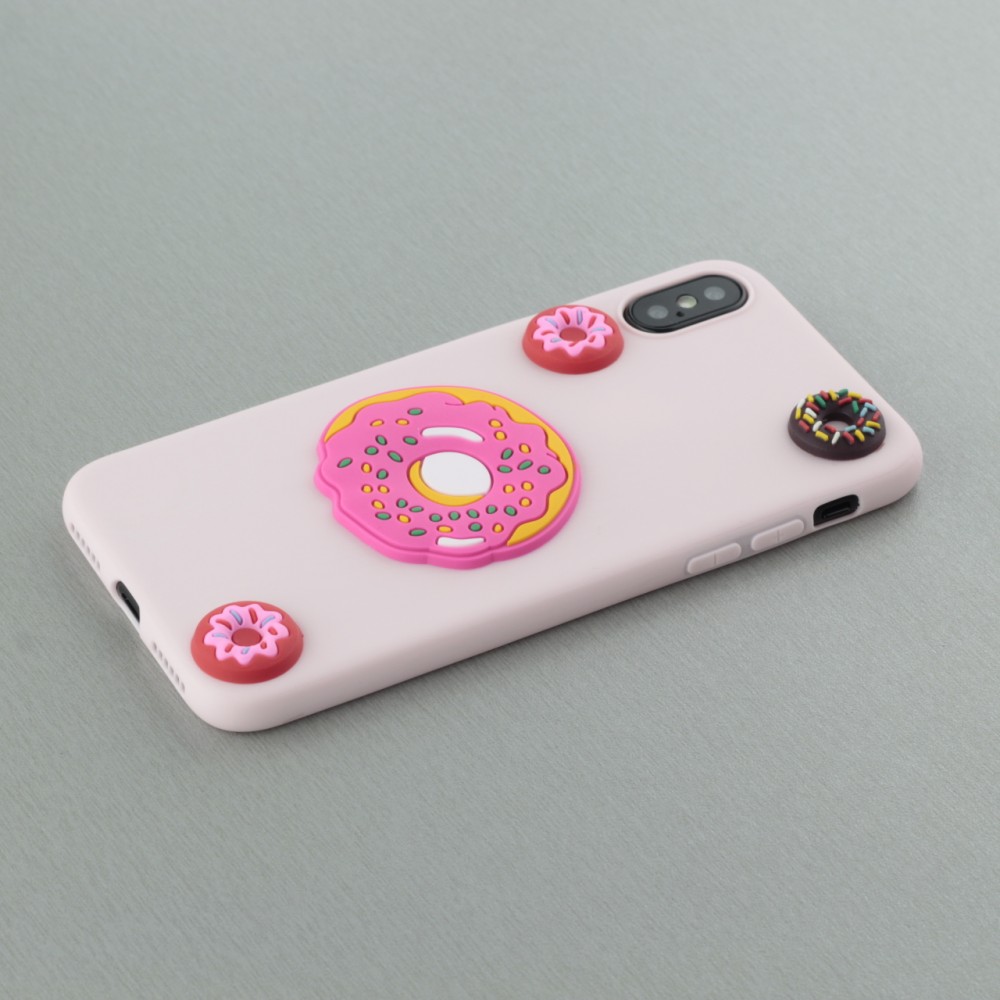 Coque iPhone X / Xs - 3D donuts