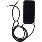 Coque iPhone X / Xs - Bio Eco-Friendly nature avec cordon collier - Noir