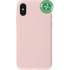 Hülle iPhone X / Xs - Bio Eco-Friendly - Rosa
