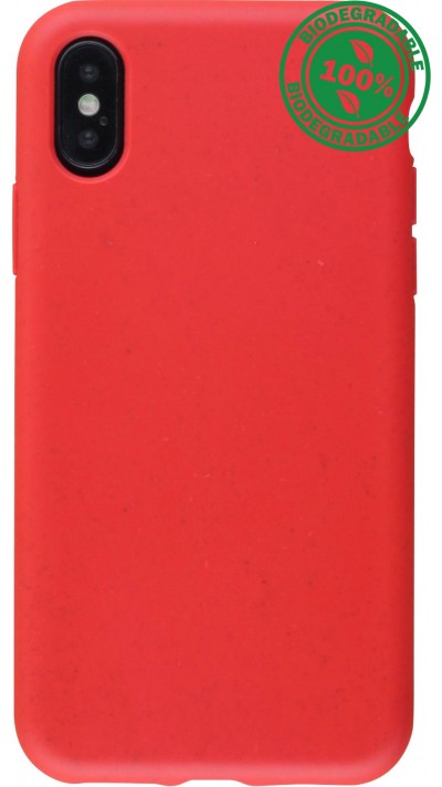 Coque iPhone X / Xs - Bio Eco-Friendly - Rouge