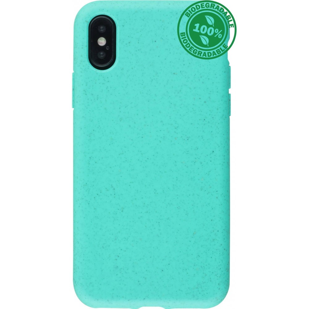 Hülle iPhone Xs Max - Bio Eco-Friendly - Türkis