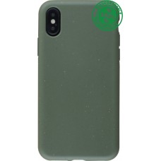 Hülle iPhone X / Xs - Bio Eco-Friendly - Dunkelgrün