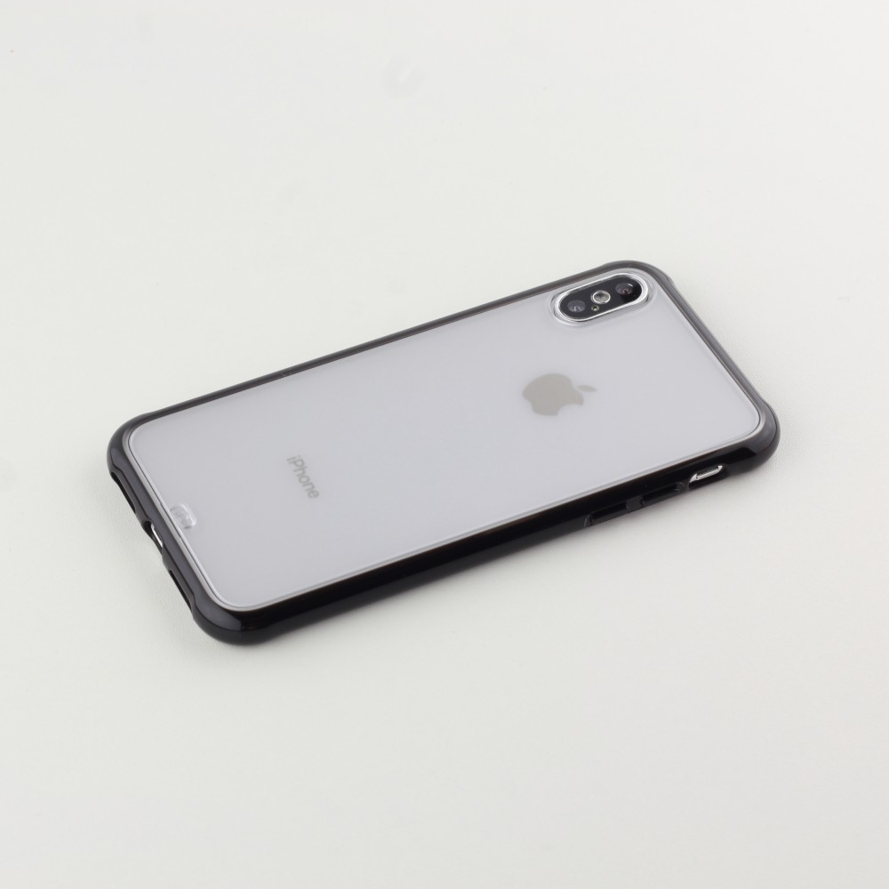 Hülle iPhone X / Xs - Bumper Blur - Schwarz