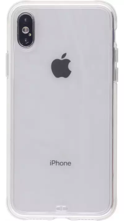 Coque iPhone Xs Max - Bumper Blur - Transparent
