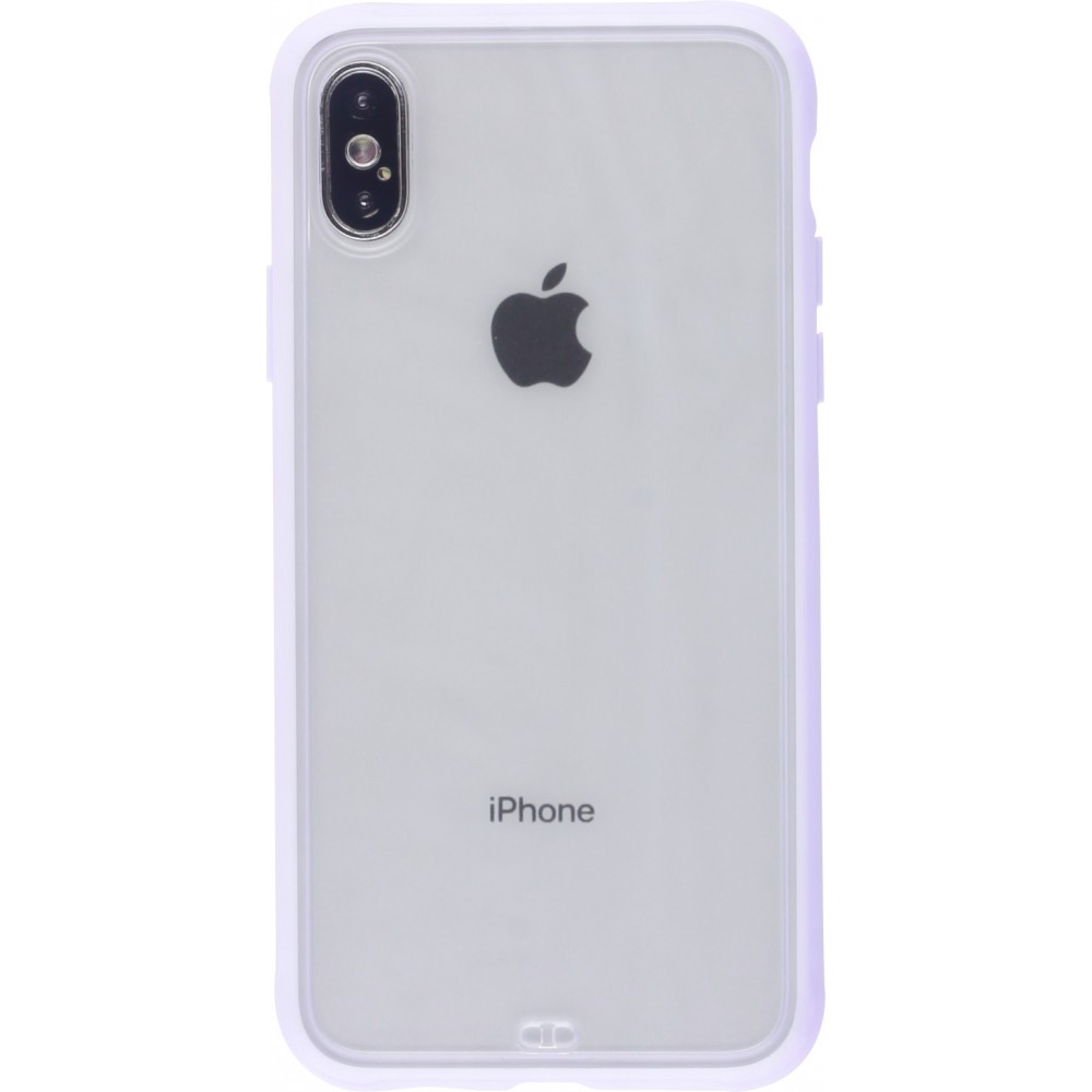 Coque iPhone Xs Max - Bumper Blur - Violet