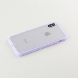 Coque iPhone Xs Max - Bumper Blur - Violet