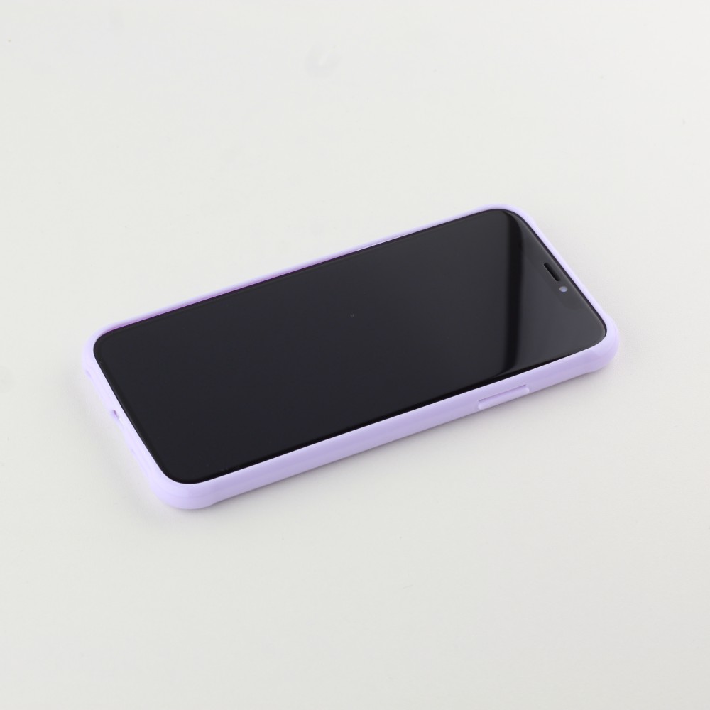 Coque iPhone Xs Max - Bumper Blur - Violet