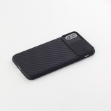 Coque iPhone Xs Max - Caméra Clapet - Noir