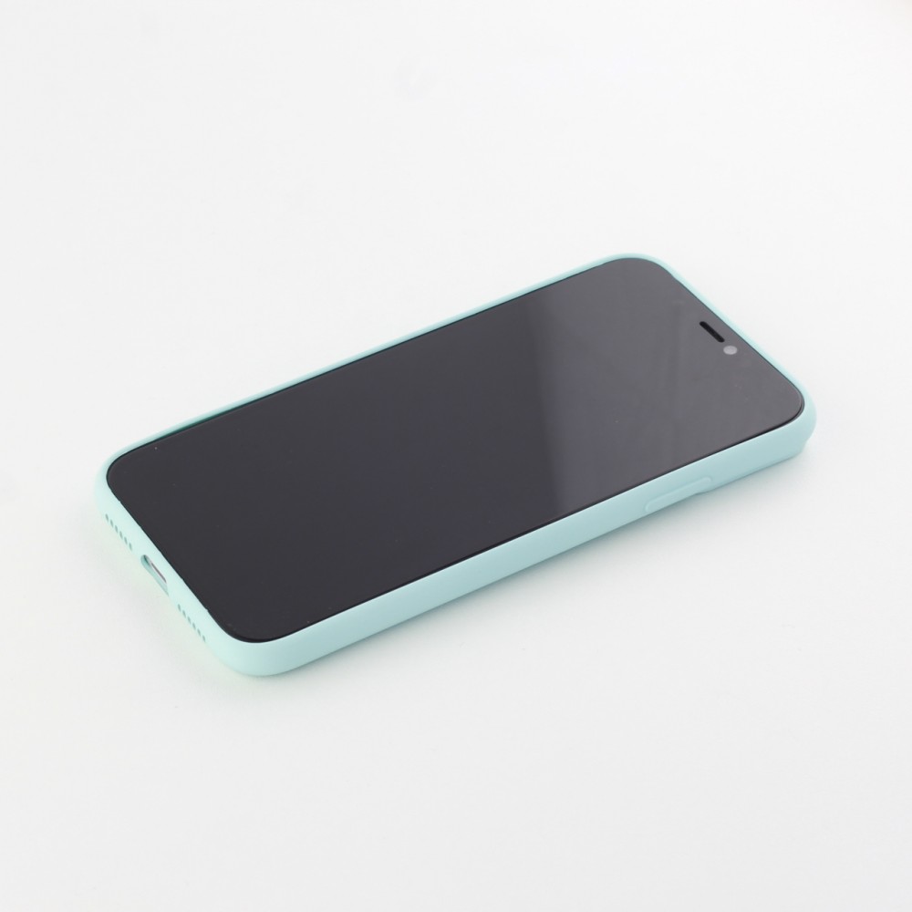 Coque iPhone X / Xs - Caméra Clapet - Turquoise