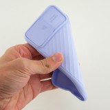 Coque iPhone X / Xs - Caméra Clapet - Violet