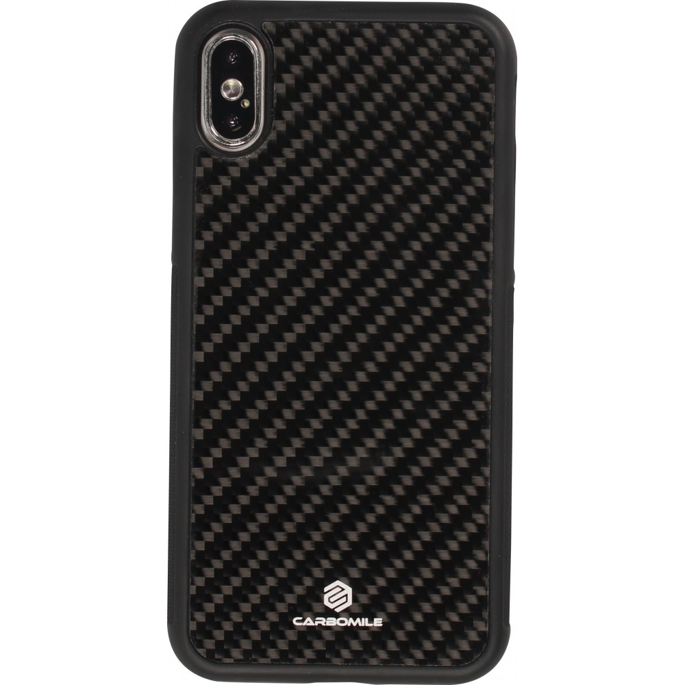 Hülle iPhone X / Xs - Carbomile Carbon Fiber