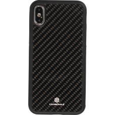 Hülle iPhone X / Xs - Carbomile Carbon Fiber