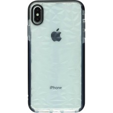 Hülle iPhone Xs Max - Clear kaleido - Schwarz