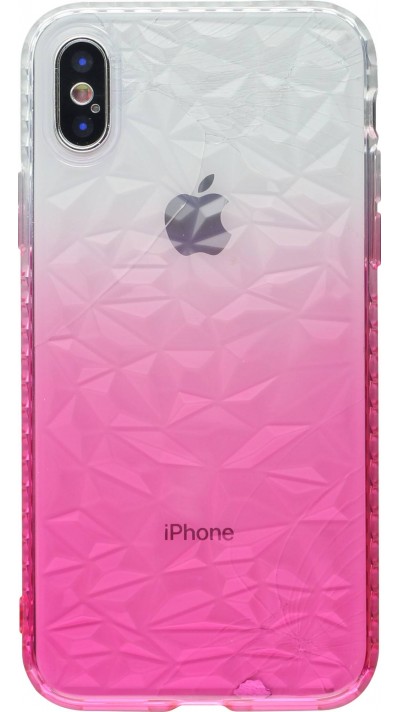 Hülle iPhone Xs Max - Diamond 3D - Rosa