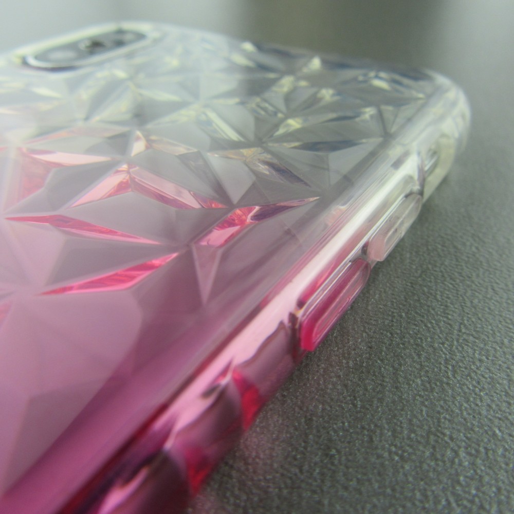 Coque iPhone Xs Max - Diamond 3D - Rose