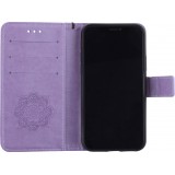 Coque iPhone X / Xs - Flip Dreamcatcher - Violet