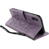 Coque iPhone X / Xs - Flip Dreamcatcher - Violet