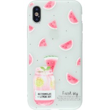 Coque iPhone X / Xs - Frosted cocktail