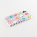 Coque iPhone X / Xs - Gel Bonbons Oursons 3D