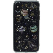 Coque iPhone X / Xs - Gel Univers planètes