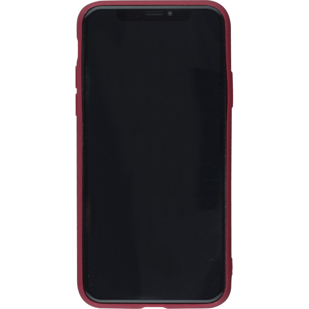 Coque iPhone XR - Gel coeur - Rouge
