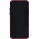 Coque iPhone X / Xs - Gel coeur - Rouge