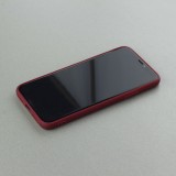 Hülle iPhone X / Xs - Gummi Herz - Rot