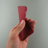 Coque iPhone X / Xs - Gel coeur - Rouge