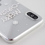 Coque iPhone X / Xs - Gel transparent Noël ours