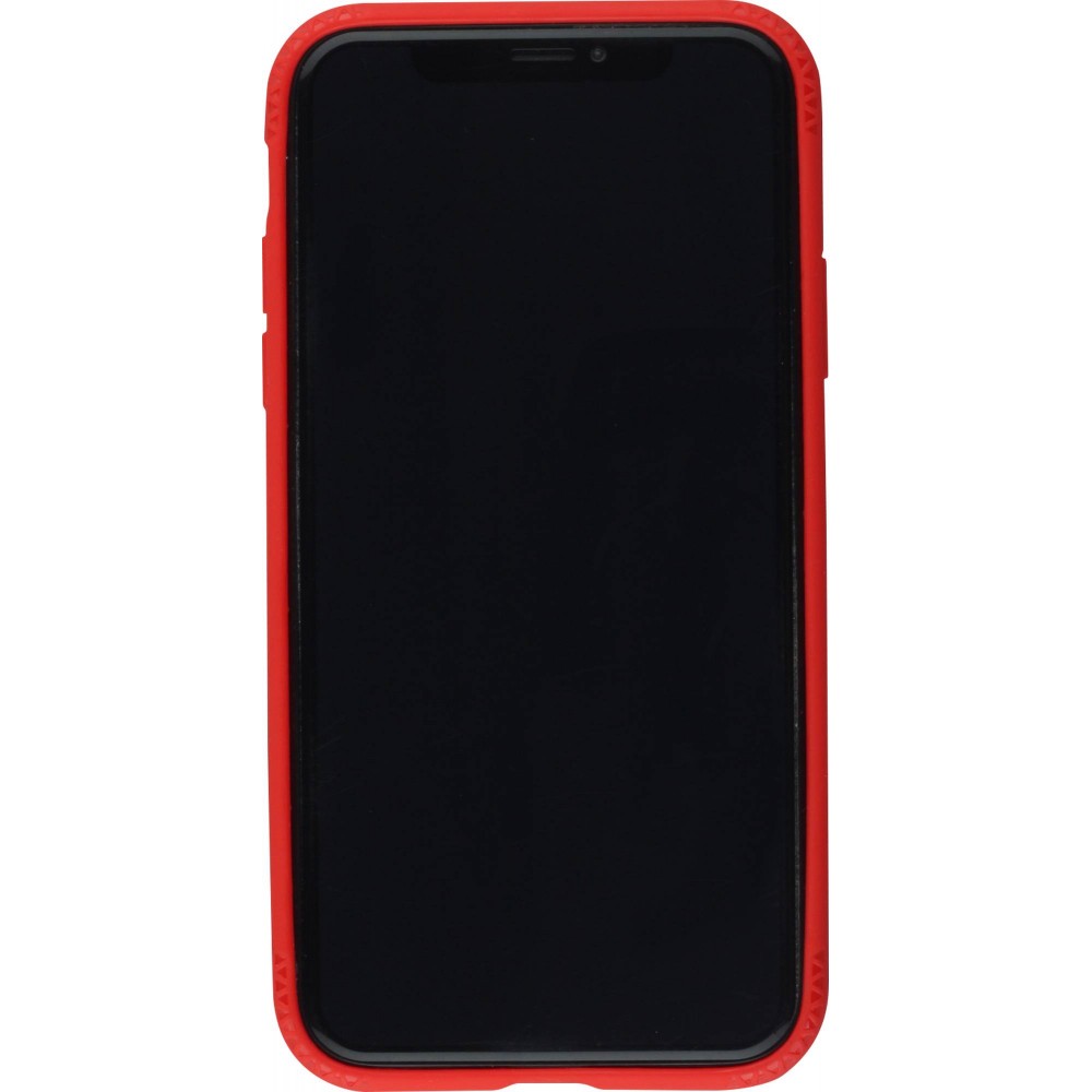 Hülle iPhone X / Xs - Geometrisch Dreieck - Rot