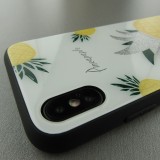 Hülle iPhone X / Xs - Glass Pineapples