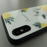 Coque iPhone X / Xs - Glass Pineapples