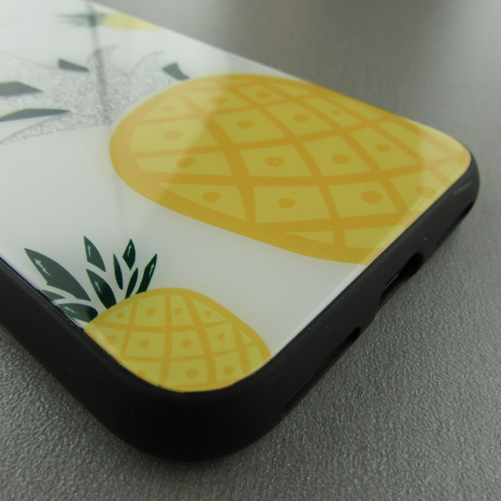 Coque iPhone X / Xs - Glass Pineapples