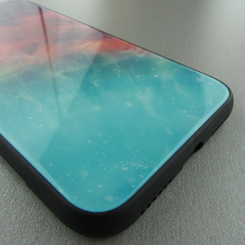 Coque iPhone XR - Glass Space Nebula