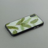 Coque iPhone X / Xs - Glass feuille